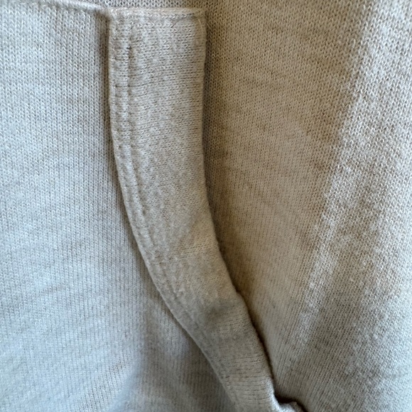GAP Soft Oatmeal Lightweight Hoodie Size Small Neutral Minimal - Picture 4 of 7